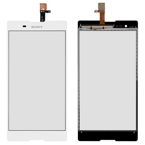 Сенсорный экран для Sony D5322 Xperia T2 Ultra DS, белый