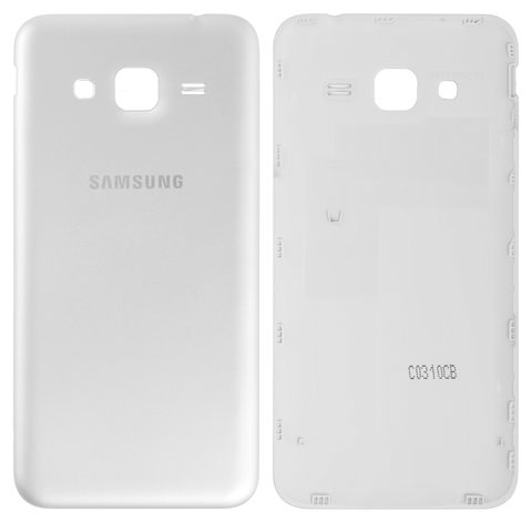 Задня кришка батареї для Samsung J320H DS Galaxy J3 2016 , біла