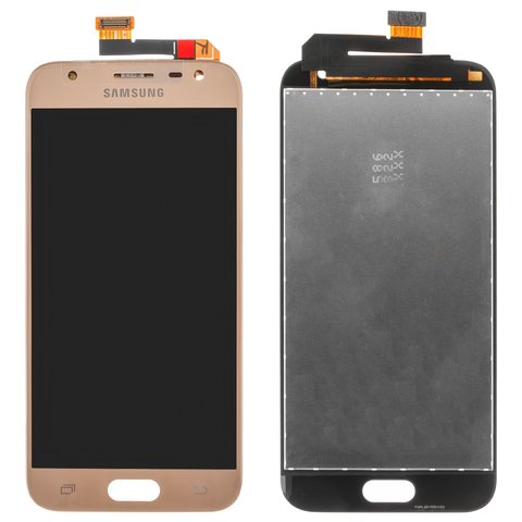 Дисплей для Samsung J330 Galaxy J3 2017 , золотистий, без рамки, Original PRC , original glass