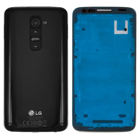 Корпус для LG G2 D802, чорний