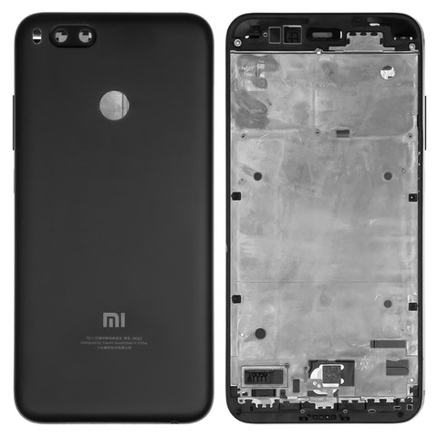 Корпус для Xiaomi Mi 5X, Mi A1, чорний, MDG2, MDI2, MDE2