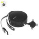 Кабель для зарядки Baseus Waterdrop Scaling, USB тип-C, USB тип-A, micro-USB тип-B, Lightning, 150 см, 1,5 А, черный, #CAMLT-EP01