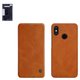 Чехол Nillkin Qin leather case для Xiaomi Mi 8, коричневый, книжка, пластик, PU кожа, M1803E1A, #6902048160408