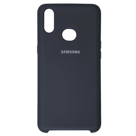 Чехол для Samsung A107 Galaxy A10s, черный, синий, Original Soft Case, силикон, midnight blue 08 