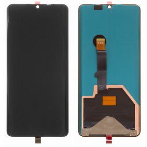 Дисплей для Huawei P30 Pro, черный, без рамки, High Copy, OLED 