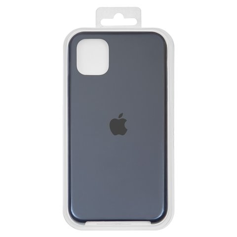 Чехол для iPhone 11, черный, синий, Original Soft Case, силикон, dark blue 08 