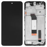 Дисплей для Xiaomi Poco M3 Pro, Poco M3 Pro 5G, Redmi Note 10 5G, Redmi Note 10T 5G, чорний, з рамкою, Original (PRC)