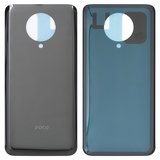 Задняя панель корпуса для Xiaomi Poco F2 Pro, серая, High Copy, Лого Poco, глянцевая, M2004J11G