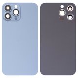 Задняя панель корпуса для iPhone 13 Pro Max, голубая, со стеклом камеры, sierra Blue, small hole
