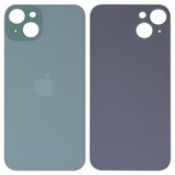 Задня панель корпуса для iPhone 15 Plus, зелена, не потрібно знімати скло камери, High Copy, big hole