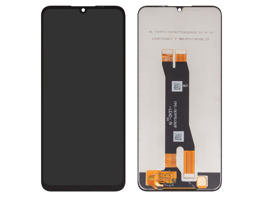 Дисплей для ZTE Blade A35, Blade A55, черный, без рамки, High Copy