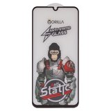 Захисне скло Gorilla для Samsung A155 Galaxy A15, A156 Galaxy A15 5G, M156 Galaxy M15, сумісне з чохлом, Full Glue, Anti-Static, чорний