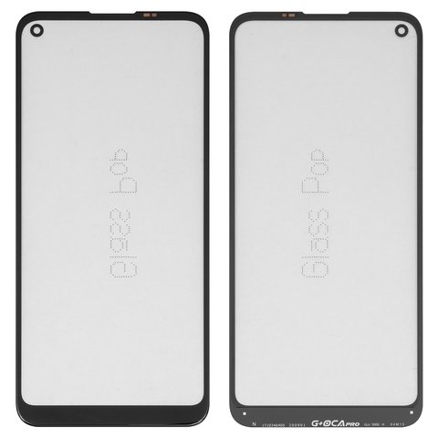 Стекло корпуса G+OCA PRO для Samsung A115 Galaxy A11, M115 Galaxy M11, с OCA пленкой, черное