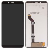 Дисплей для Nokia 3.1 Plus, чорний, без рамки, Оригінал (переклеєне скло), (TA1113 / TA-1117 / TA-1125)