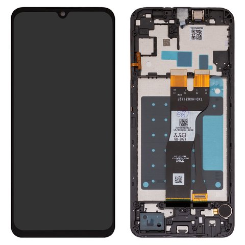 Дисплей для Samsung A057 Galaxy A05s, черный, с рамкой, Box 