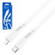 USB кабель Borofone BX85, USB тип-C, Lightning, 100 см, 20 Вт, 3 A, белый, PD, #6974443387063