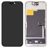 Дисплей JCID для iPhone 15 Pro, черный, с рамкой, High Copy, без ошибки, (OLED) soft, Diagnosable, 120Hz
