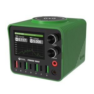 Мережевий зарядний пристрій 2UUL PC01, 200 Вт, Quick Charge, Power Delivery PD , з безпровідною зарядкою, 7 портів