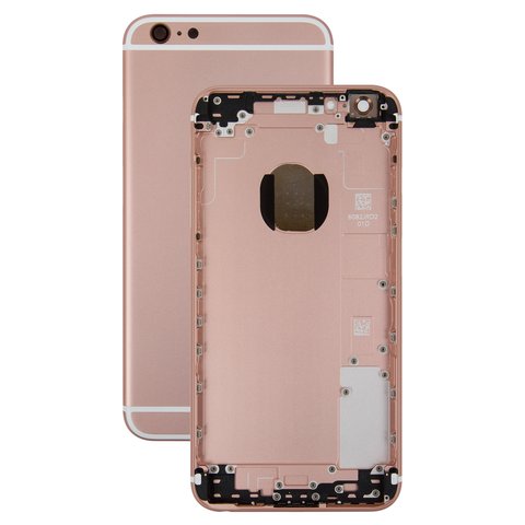 Carcasa puede usarse con Apple iPhone 6S Plus, rosado, con botones laterales,  con sujetador de tarjeta SIM