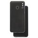 Panel trasero de carcasa puede usarse con Samsung M205F/DS Galaxy M20, negra, con vidrio de cámara