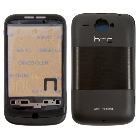 Housing compatible with HTC A3333 Wildfire, black 