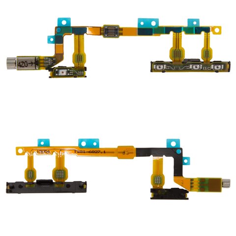Cable flex puede usarse con Sony D5803 Xperia Z3 Compact Mini, D5833 Xperia Z3 Compact Mini, del botón de encendido, de botones laterales, con vibrador, con componentes