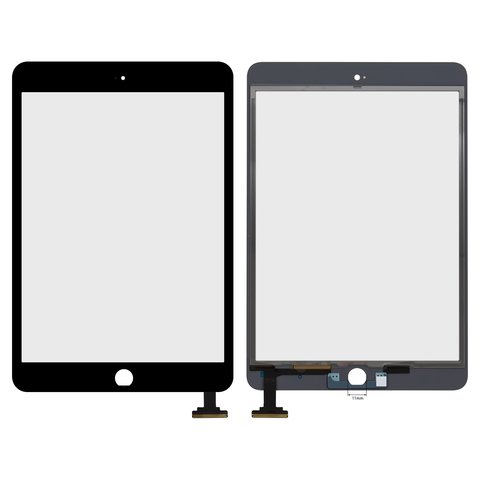 Cristal táctil puede usarse con Apple iPad Mini 3 Retina, negro