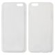 Case compatible with Apple iPhone 6 Plus, iPhone 6S Plus, (colourless, transparent, silicone)
