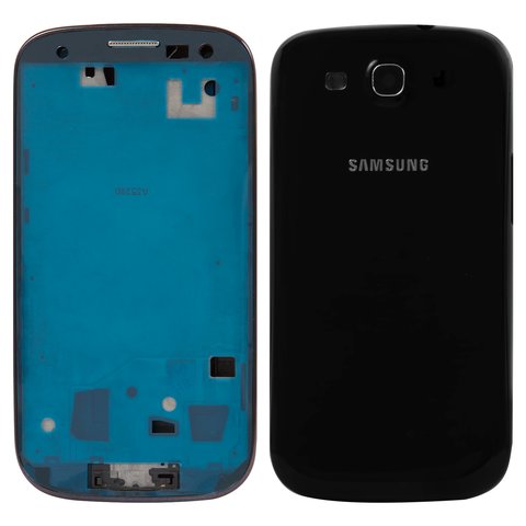 Корпус для Samsung I9305 Galaxy S3, черный