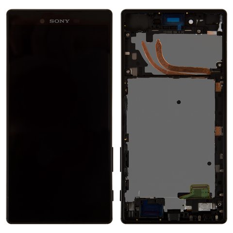 LCD compatible with Sony E6853 Xperia Z5+ Premium, black, High Copy 