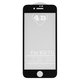 Vidrio de protección templado All Spares puede usarse con Apple iPhone 7, iPhone 8, iPhone SE 2020, 0,26 mm 9H, 5D Full Glue, negro, capa de adhesivo se extiende sobre toda la superficie del vidrio