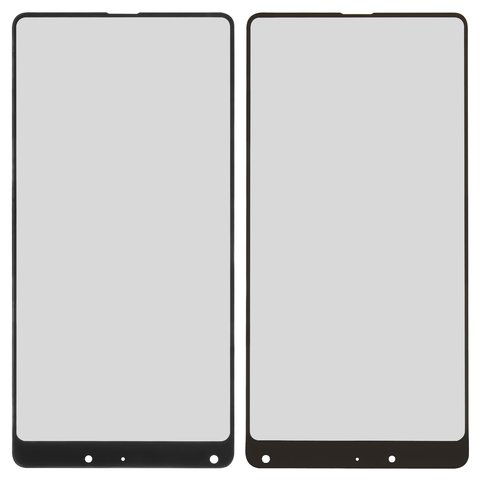 Housing Glass compatible with Xiaomi Mi Mix 2, black, MDE5 