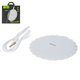 Wireless Charger Hoco CW13, (Micro-USB input 5 V 2 A, (output 5V), white, micro USB type-B)
