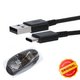 Cable USB Samsung, USB tipo-A, USB tipo C, 80 cm, negro, Original, #GH39-02002A