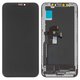 LCD compatible with Apple iPhone X, (black, with frame, AA, (OLED), ZY OEM hard)