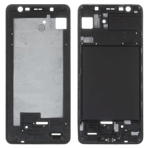 LCD Binding Frame compatible with Samsung A750F Galaxy A7 2018 , black 