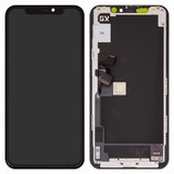 Дисплей для iPhone 11 Pro, черный, с рамкой, HC, (OLED), GX OEM hard