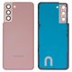 Housing Back Cover compatible with Samsung G991 Galaxy S21 5G, (pink, with camera lens)