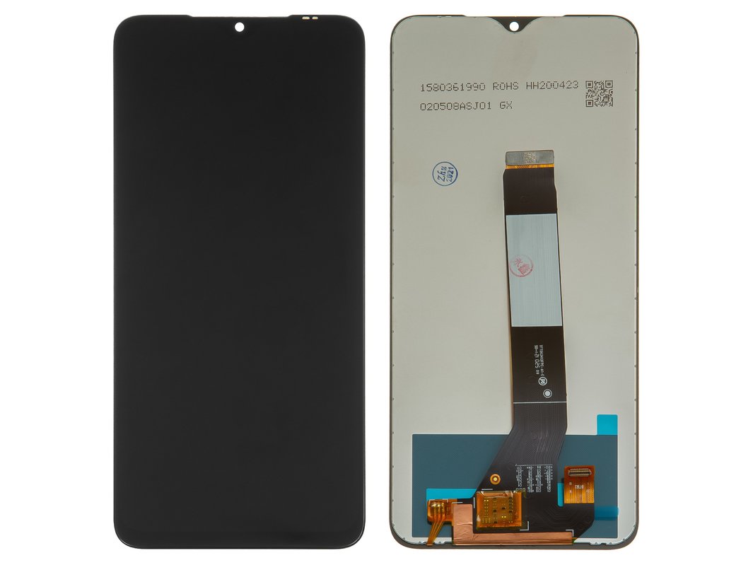 Дисплей для Xiaomi Poco M3, Redmi 9T, черный, без рамки, High Copy - All  Spares