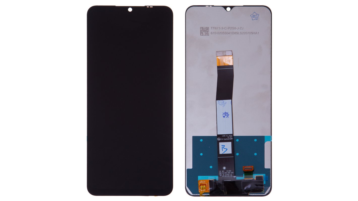 Дисплей для Xiaomi Poco C40, Redmi 10C, черный, без рамки, High Copy - All  Spares