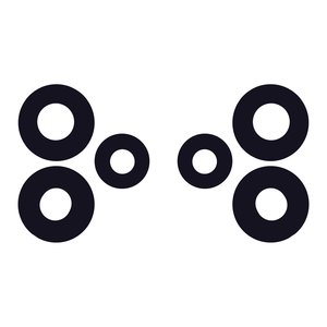 Camera Lens compatible with Xiaomi Redmi Note 12 Pro 5G, black, set 3 pcs. 