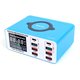Mains Charger RELIFE RL-304S, (110 W, Wireless Charge, Quick Charge, Power Delivery (PD), 8 port)