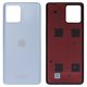 Housing Back Cover compatible with Motorola Moto G72 XT2255, (white)