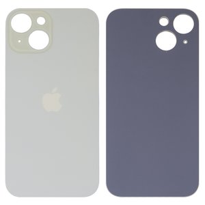 Housing Back Cover compatible with iPhone 15, yellow, no need to remove the camera glass, HC, big hole 