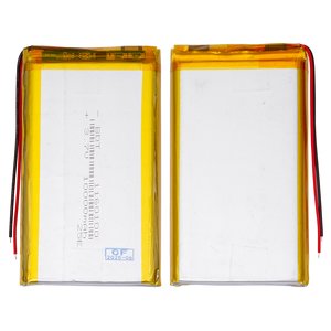 Battery 1160100, 100 mm, 60 mm, 11 mm, Li ion, 3.7 V, 10000 mAh, with controller 