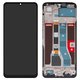 LCD compatible with Realme C51, (black, with frame, Original (PRC))