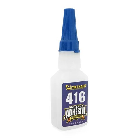 Pegamento instantáneo Mechanic 416, 20 ml, universal