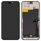 Pantalla LCD puede usarse con iPhone 15 Pro Max, negro, con marco, AAA, (TFT), ZY, LTPS FHD