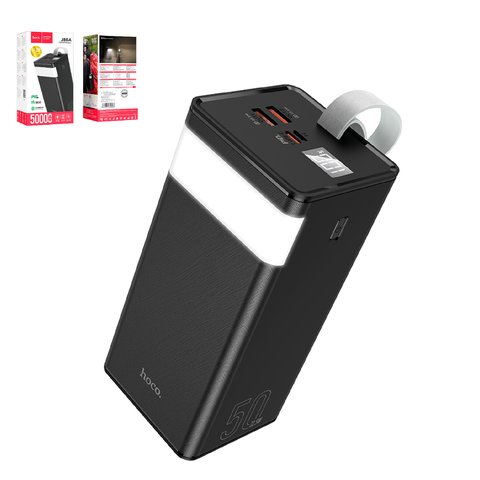 Power bank Hoco J86A, 50000 мАч, 22,5 Вт, черный, Power Delivery PD , #6931474759238