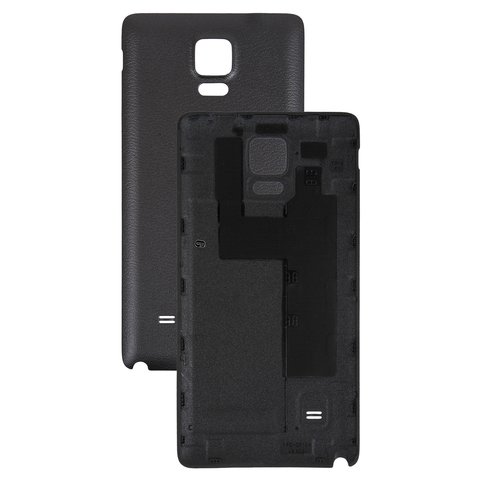 Battery Back Cover compatible with Samsung N910F Galaxy Note 4, N910H Galaxy Note 4, black 